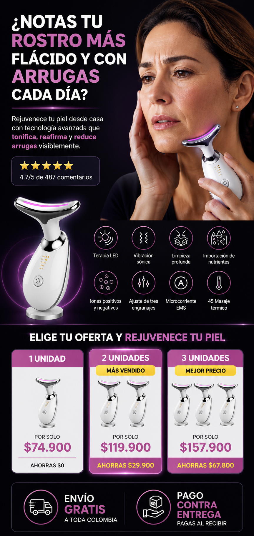SKIN BALANCE Masajeador Facial