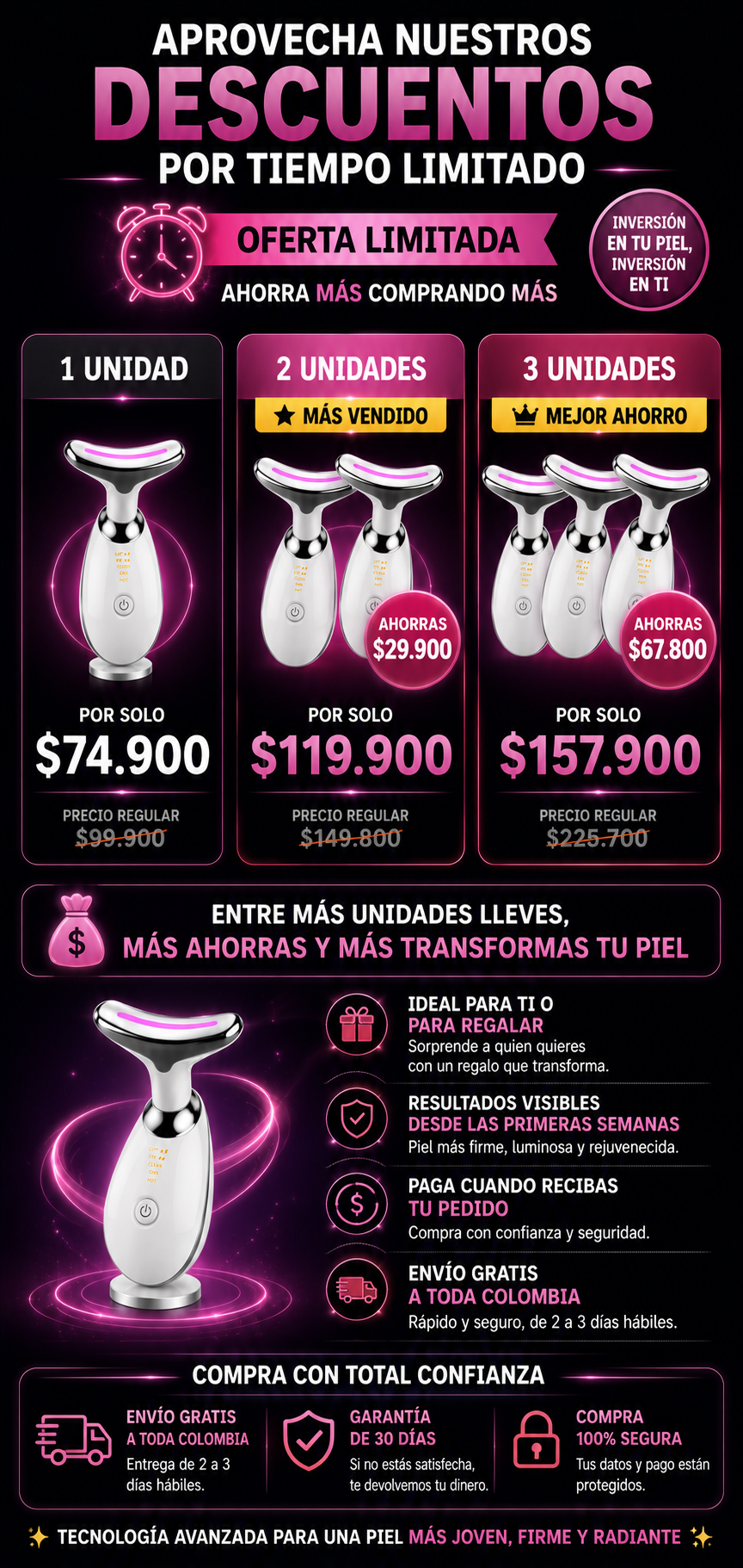 SKIN BALANCE Masajeador Facial